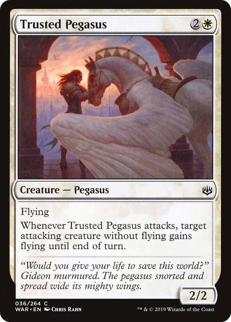 Trusted Pegasus⁣ - War of the Spark⁣ (Common)⁣ [36]