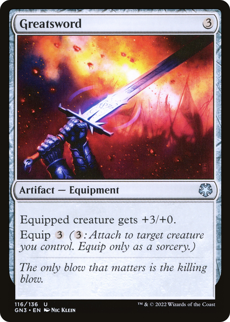 Greatsword (GN3-116) - Game Night: Free-for-All