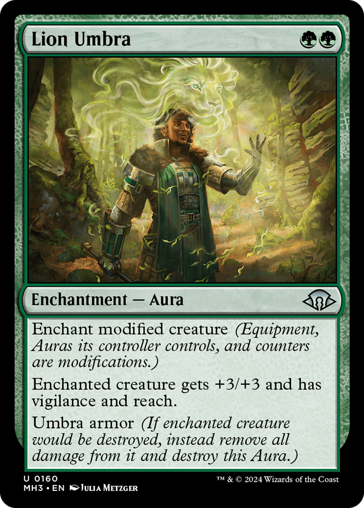 Lion Umbra⁣ - Modern Horizons 3⁣ (Uncommon)⁣ [160]