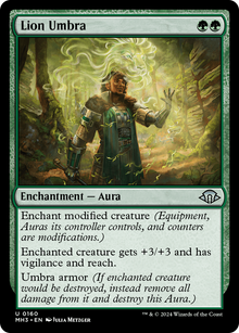 Lion Umbra⁣ - Modern Horizons 3⁣ (Uncommon)⁣ [160]