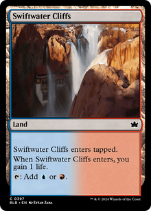 Swiftwater Cliffs⁣ - Bloomburrow: Extras⁣ (Common)⁣ [397]