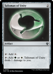 Talisman of Unity⁣ - Commander: Murders at Karlov Manor⁣ (Uncommon)⁣ [244]