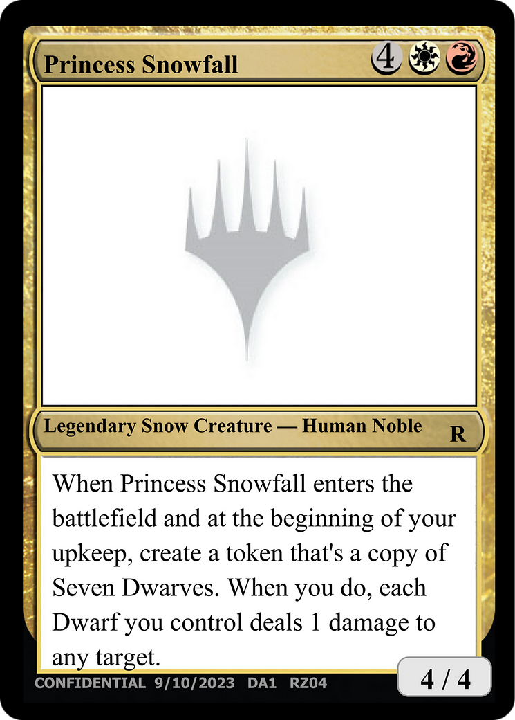 Princess Snowfall (UNK-RZ04E) - Unknown Event