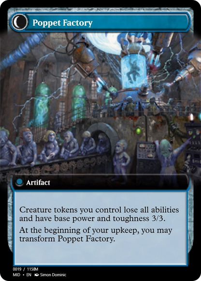 Poppet Stitcher // Poppet Factory (PRM-93918) - Magic Online Promos Foil