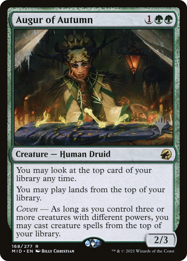 Augur of Autumn (PPMID-168P) - Innistrad: Midnight Hunt Promos