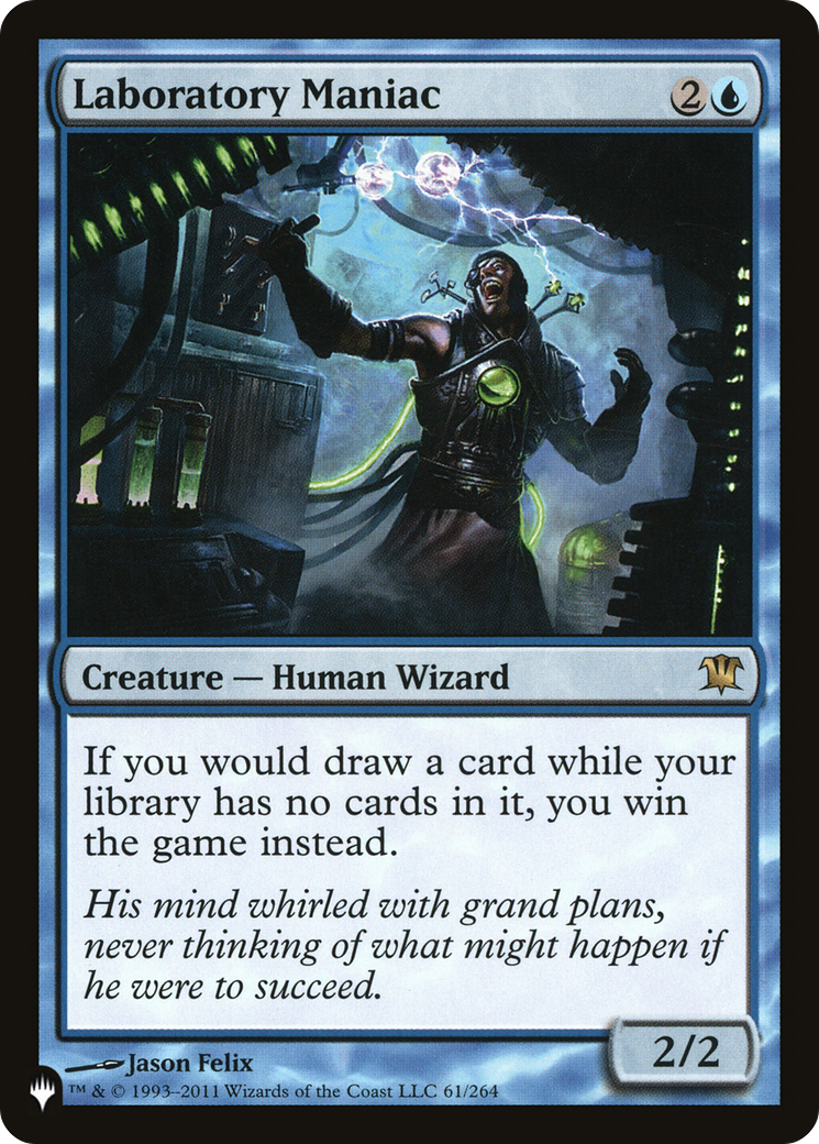 Laboratory Maniac (ISD) (LIST-ISD-61) - The List
