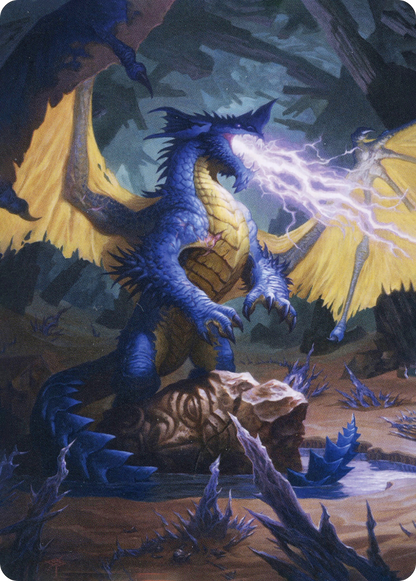 Blue Dragon // Blue Dragon (AAFR-073) - Adventures in the Forgotten Realms Art Series (Borderless)