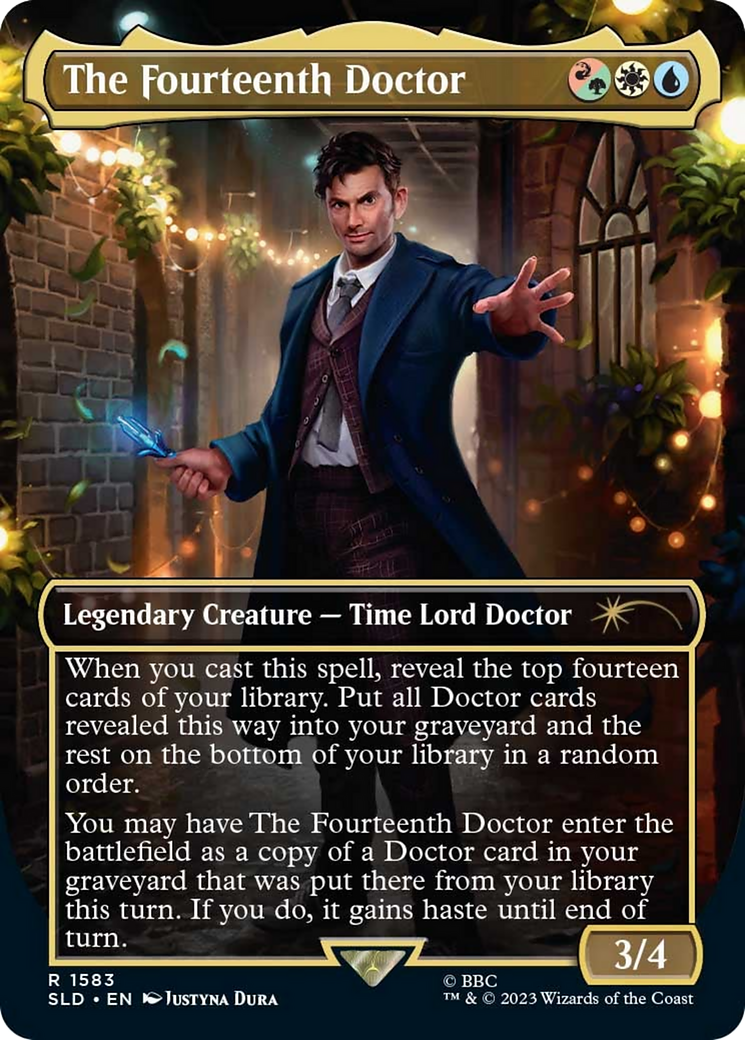 The Fourteenth Doctor (SLD-1583) - Secret Lair Drop (Borderless) Foil