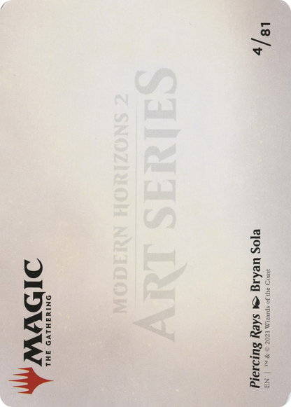 Piercing Rays // Piercing Rays (AMH2-004) - Modern Horizons 2 Art Series (Borderless) Foil