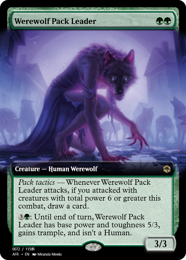 Werewolf Pack Leader (PRM-92760) - Magic Online Promos Foil