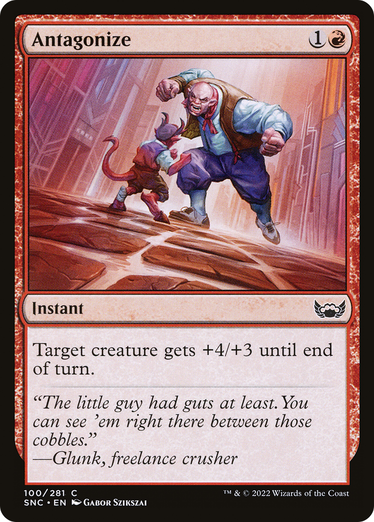 Antagonize (SNC-100) - Streets of New Capenna Foil