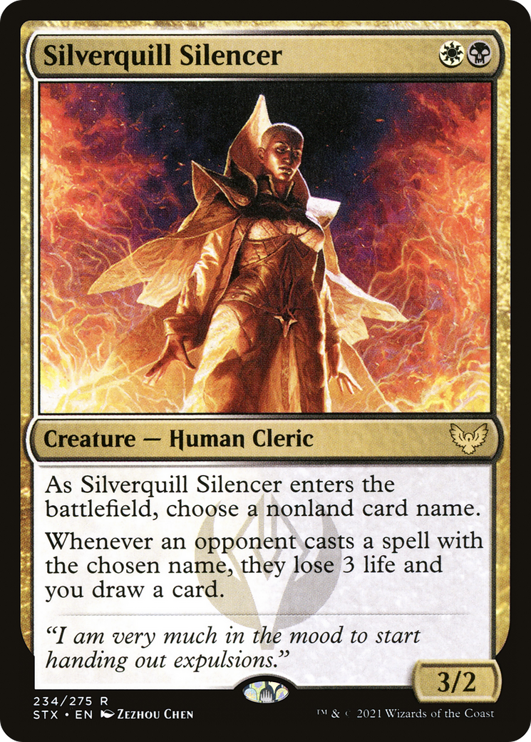 Silverquill Silencer (STX-234) - Strixhaven: School of Mages