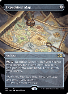 Expedition Map (Borderless) (2XM-359) - Double Masters (Borderless)