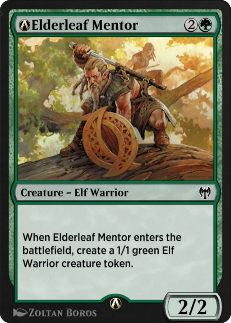 A-Elderleaf Mentor (KHM-A-165) - Kaldheim
