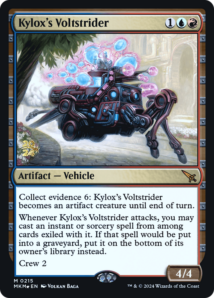 Kylox's Voltstrider (PRE-215S) - Murders at Karlov Manor Promos Foil