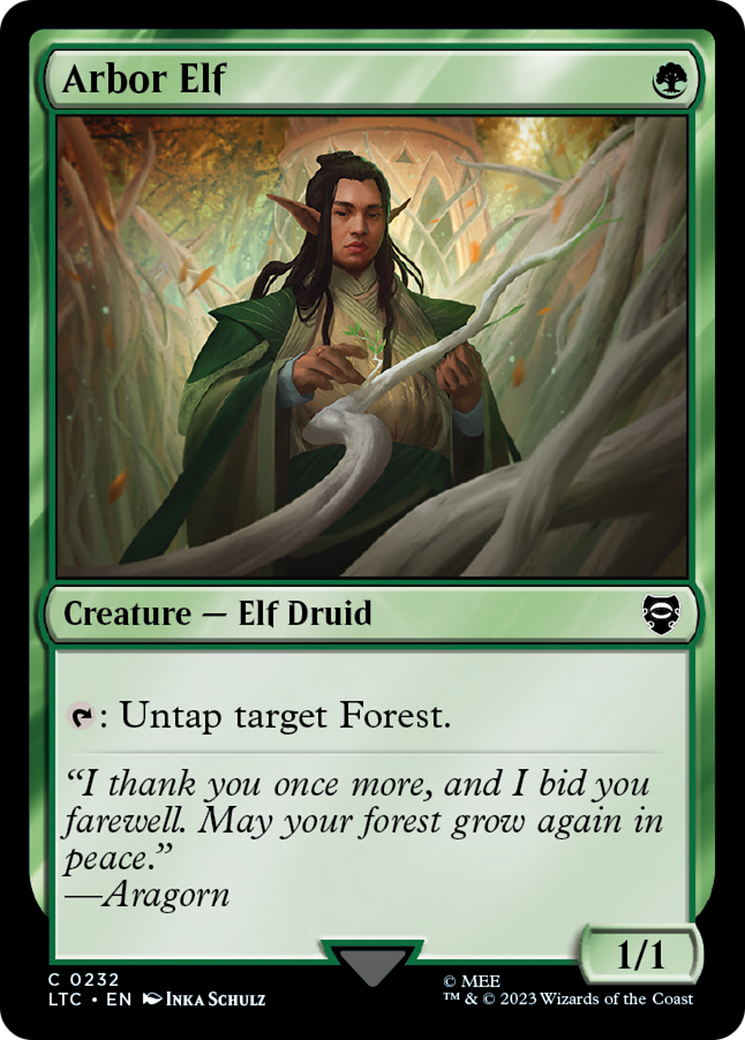 Arbor Elf⁣ - Commander: The Lord of the Rings: Tales of Middle-earth⁣ (Common)⁣ [232]