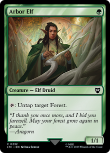 Arbor Elf⁣ - Commander: The Lord of the Rings: Tales of Middle-earth⁣ (Common)⁣ [232]