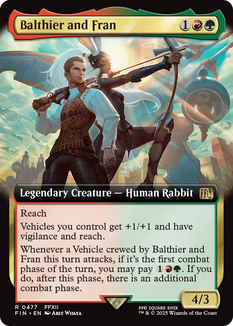Balthier and Fran (FIN-477) - FINAL FANTASY: (Extended Art) Foil