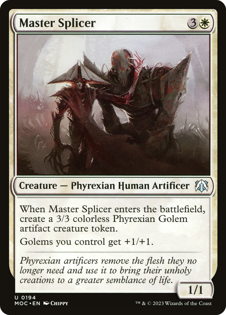Master Splicer⁣ - Commander: March of the Machine⁣ (Uncommon)⁣ [194]