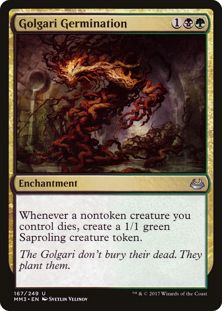 Golgari Germination (MM3-167) - Modern Masters 2017 Foil