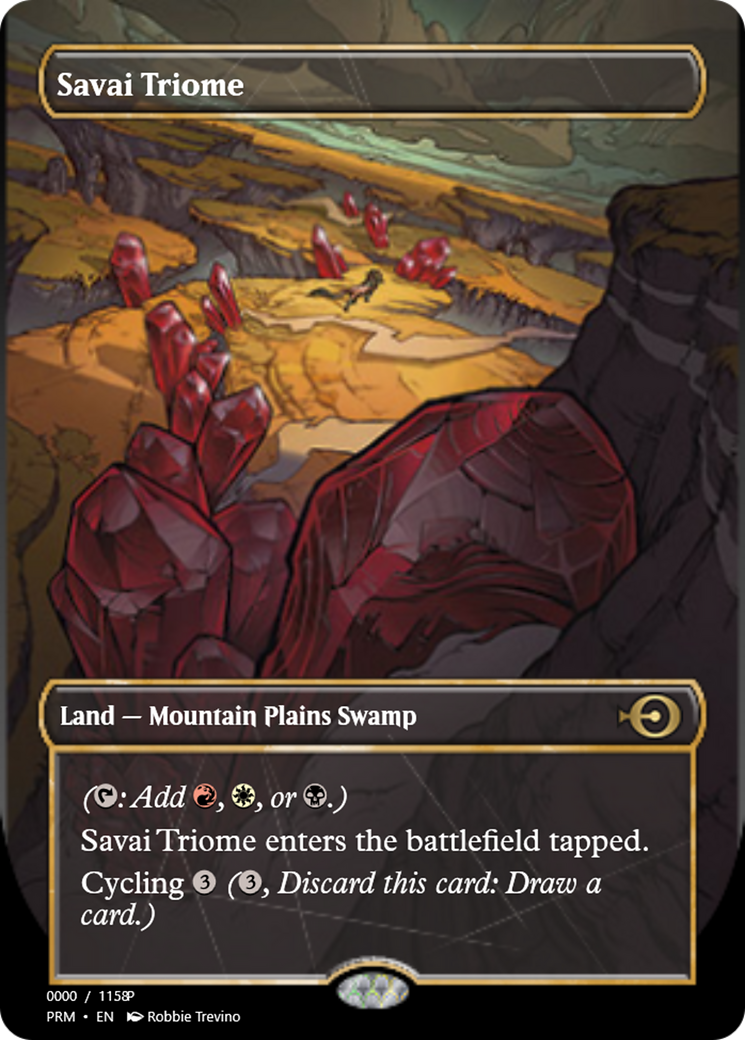 Savai Triome (PRM-80949) - Magic Online Promos Foil