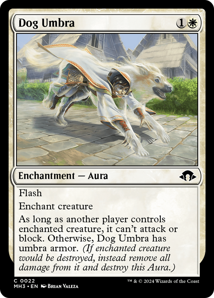 Dog Umbra⁣ - Modern Horizons 3⁣ (Common)⁣ [22]