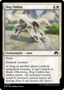 Dog Umbra⁣ - Modern Horizons 3⁣ (Common)⁣ [22]