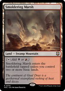 Smoldering Marsh⁣ - Commander: Modern Horizons 3⁣ (Rare)⁣ [379]