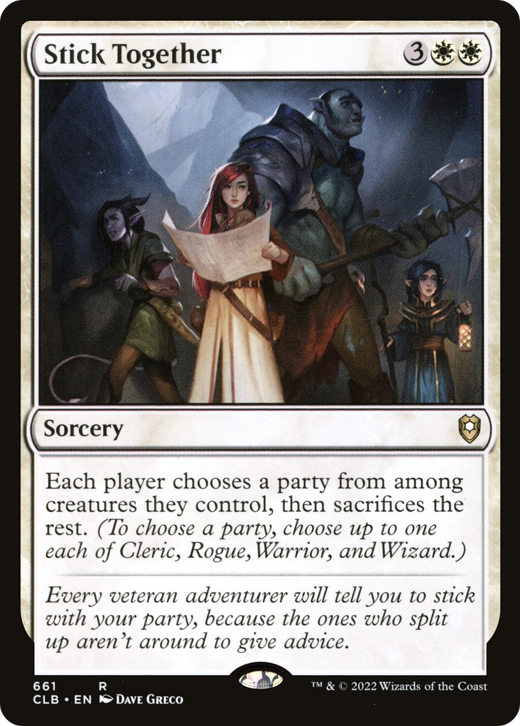 Stick Together (V.1)⁣ - Commander Legends: Battle for Baldur's Gate: Extras⁣ (Rare)⁣ [661]