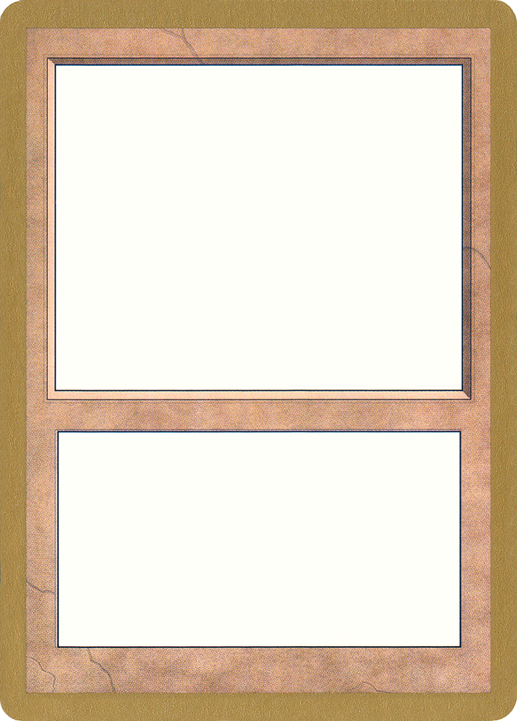 Blank Card (WCD-) - World Championship Decks 1997