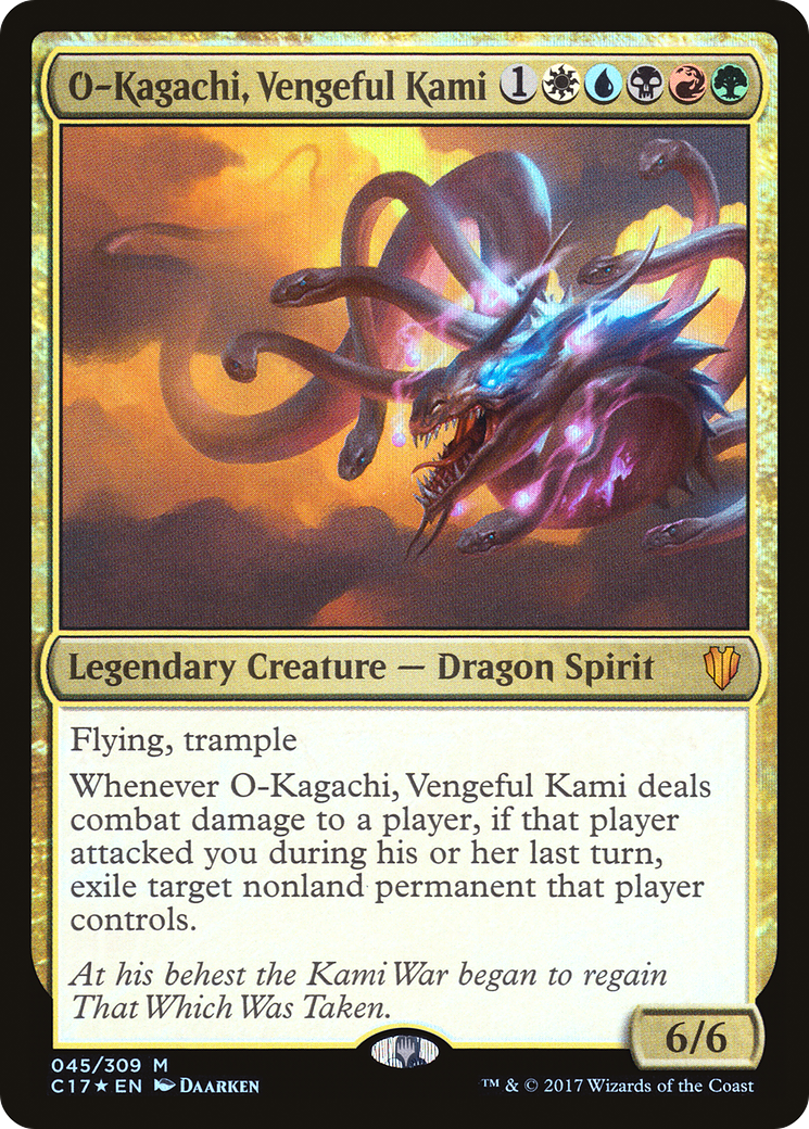 O-Kagachi, Vengeful Kami (C17-045) - Commander 2017 Foil