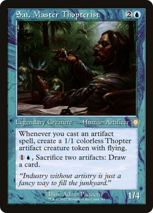 Sai, Master Thopterist⁣ - Commander: The Brothers' War⁣ (Rare)⁣ [93]