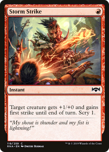Storm Strike (RNA-119) - Ravnica Allegiance Foil