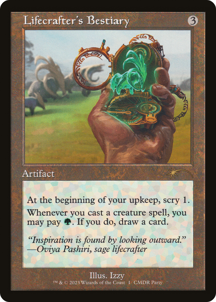 Lifecrafter's Bestiary (Retro Frame) (WPN-002) - Wizards Play Network 2023 Foil