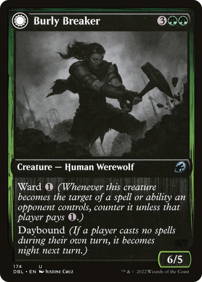 Burly Breaker (DBL-174) - Innistrad: Double Feature: (Double Faced Transform)