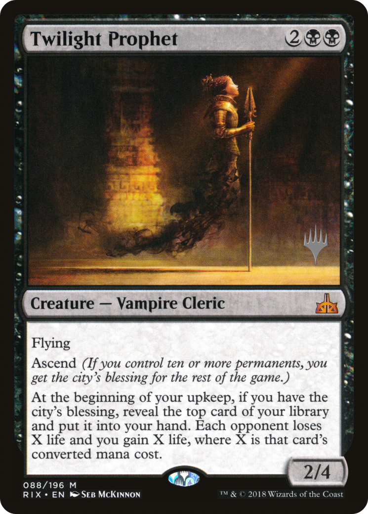 Twilight Prophet (PPIKO-88P) - Rivals of Ixalan Promos Foil
