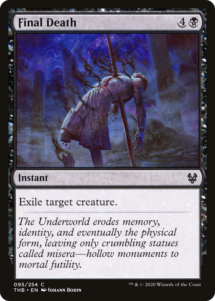 Final Death⁣ - Theros Beyond Death⁣ (Common)⁣ [95]