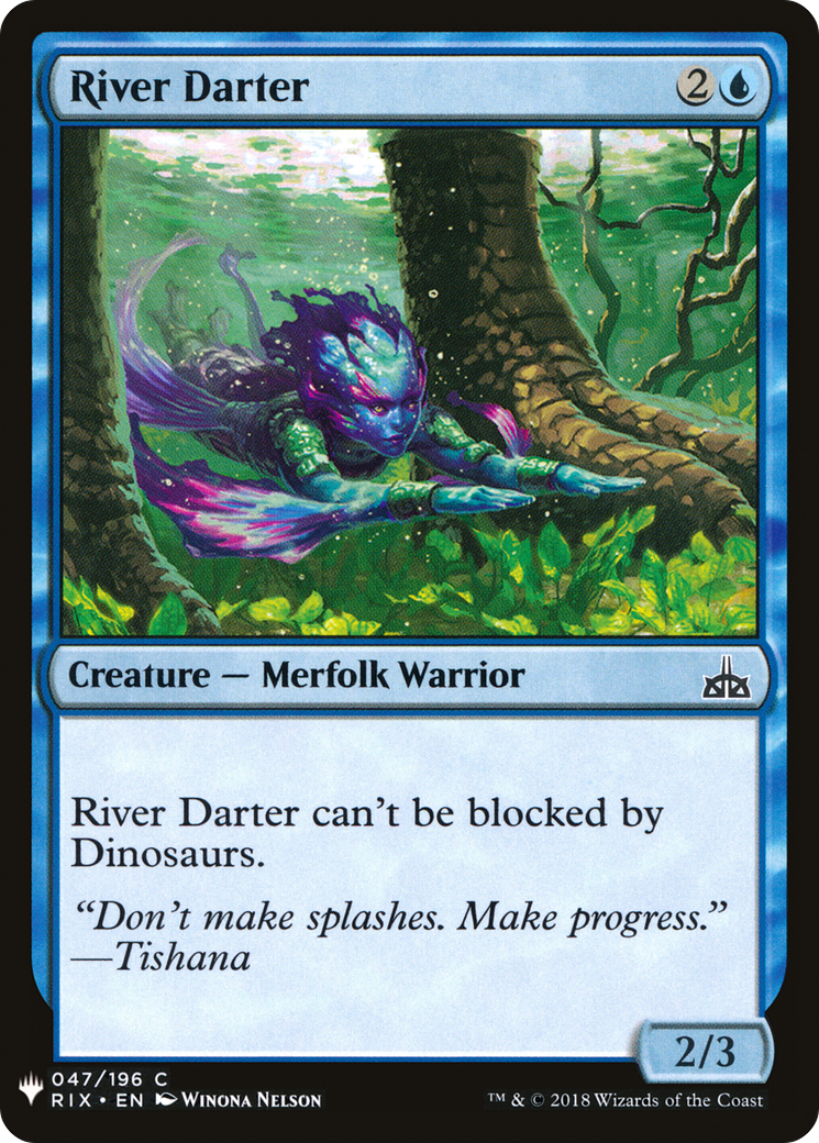 River Darter (LIST-RIX-47) - The List