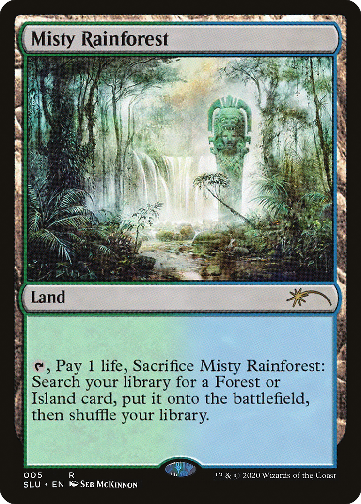 Misty Rainforest⁣ - Secret Lair: Ultimate Edition⁣ (Rare)⁣ [5]