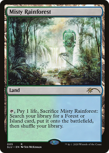 Misty Rainforest⁣ - Secret Lair: Ultimate Edition⁣ (Rare)⁣ [5]