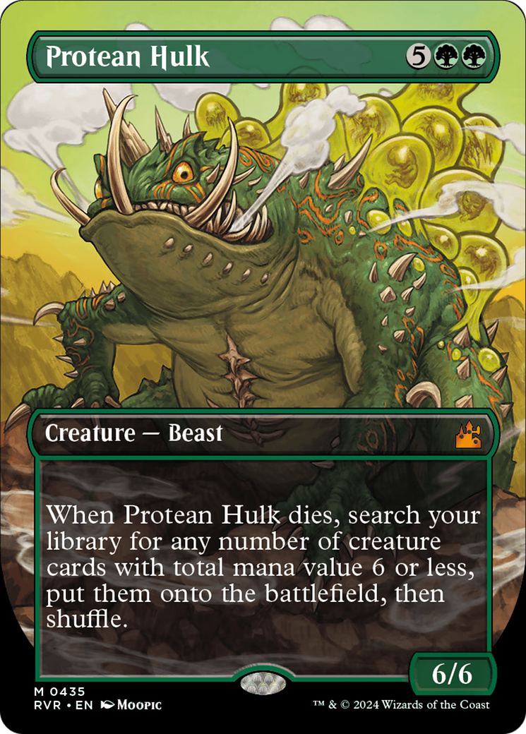 Protean Hulk (Anime Borderless) (RVR-435) - Ravnica Remastered (Borderless) Foil