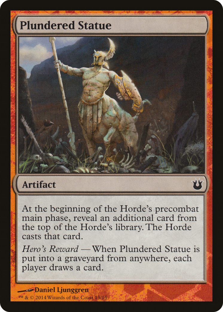 Plundered Statue (HERO-013) - Battle the Horde