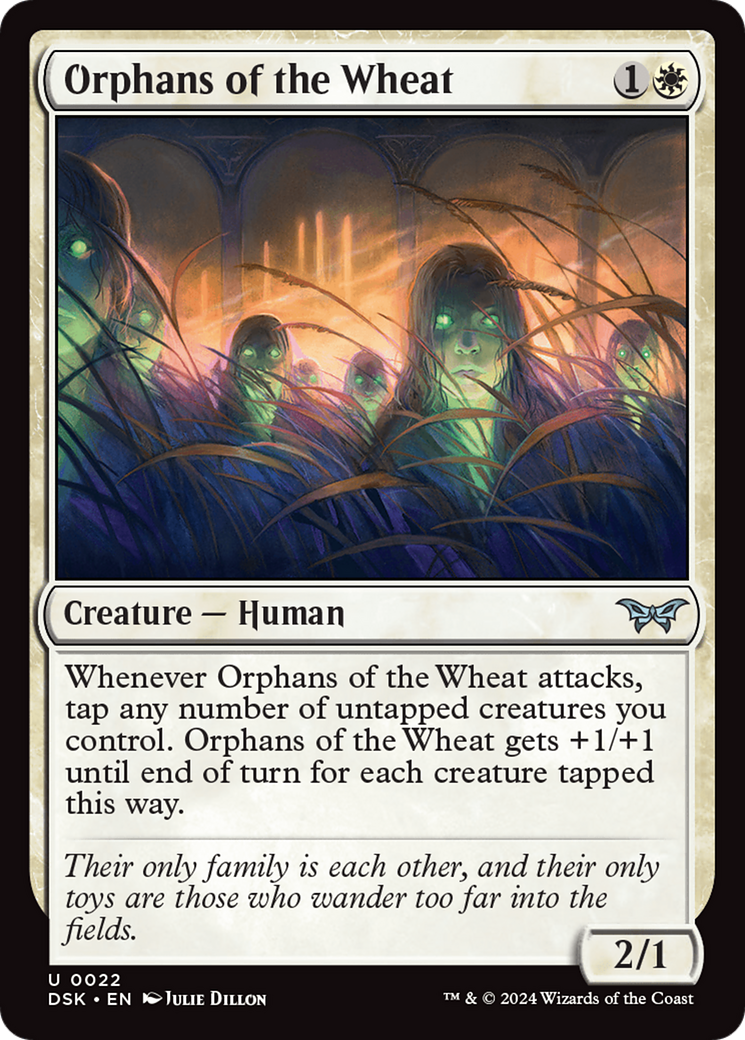 Orphans of the Wheat⁣ - Duskmourn: House of Horror⁣ (Uncommon)⁣ [22]