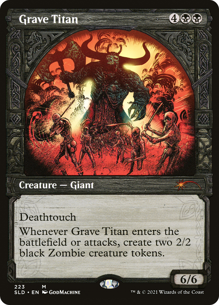 Grave Titan (SLD-223) - Secret Lair Drop: (Showcase) Foil
