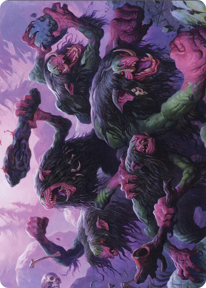 Hagi Mob // Hagi Mob (AKHM-036) - Kaldheim Art Series (Borderless) Foil