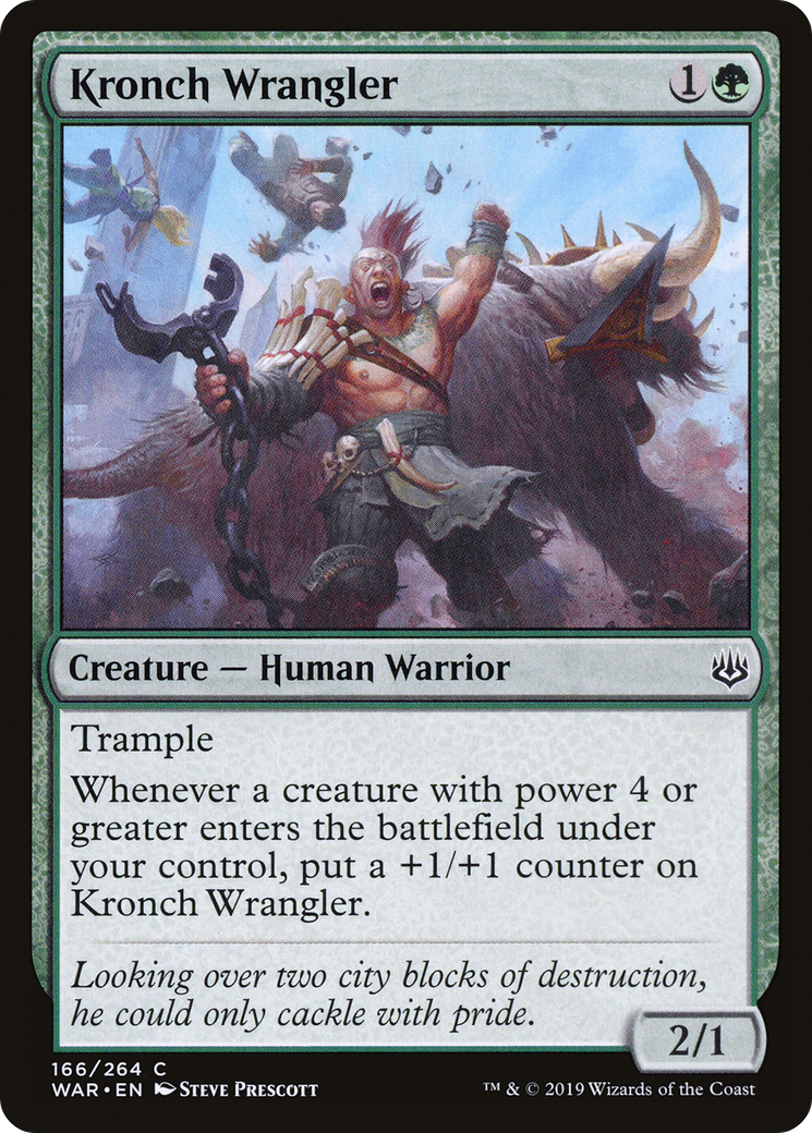 Kronch Wrangler⁣ - War of the Spark⁣ (Common)⁣ [166]