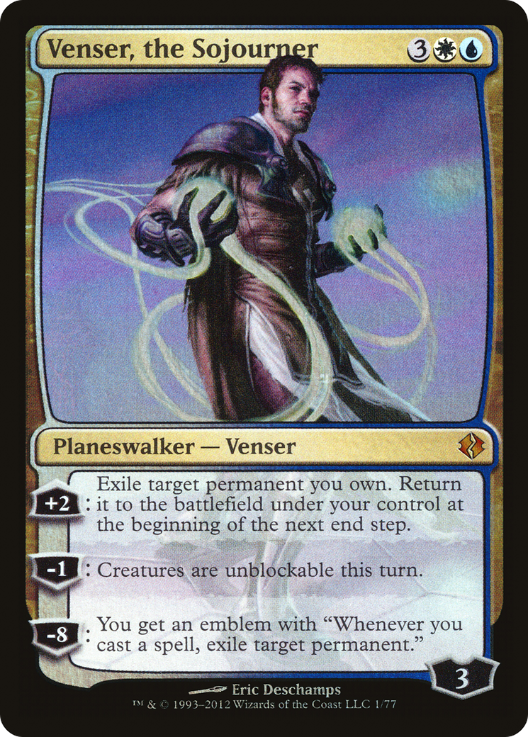 Venser, the Sojourner (DDI-001) - Duel Decks: Venser vs. Koth