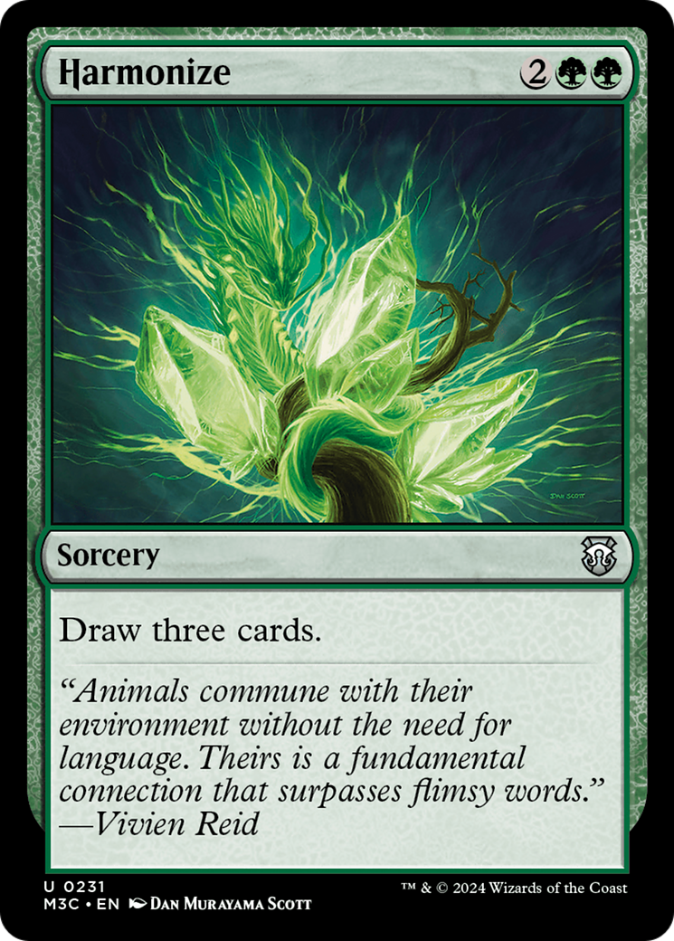 Harmonize⁣ - Commander: Modern Horizons 3⁣ (Uncommon)⁣ [231]