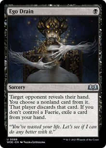 Ego Drain (WOE-086) - Wilds of Eldraine Foil
