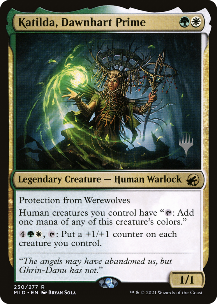 Katilda, Dawnhart Prime (PPMID-230P) - Innistrad: Midnight Hunt Promos Foil